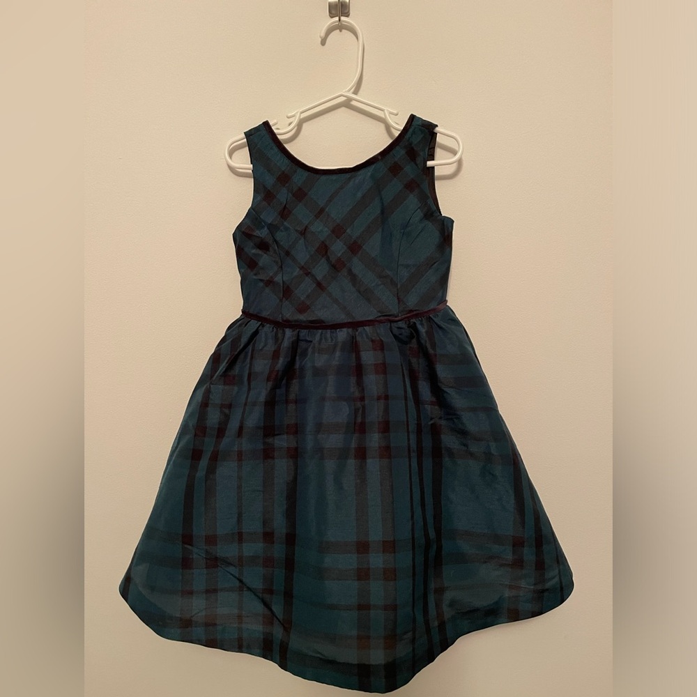 Toddler Girls Hope & Henry Plaid Holiday Dress